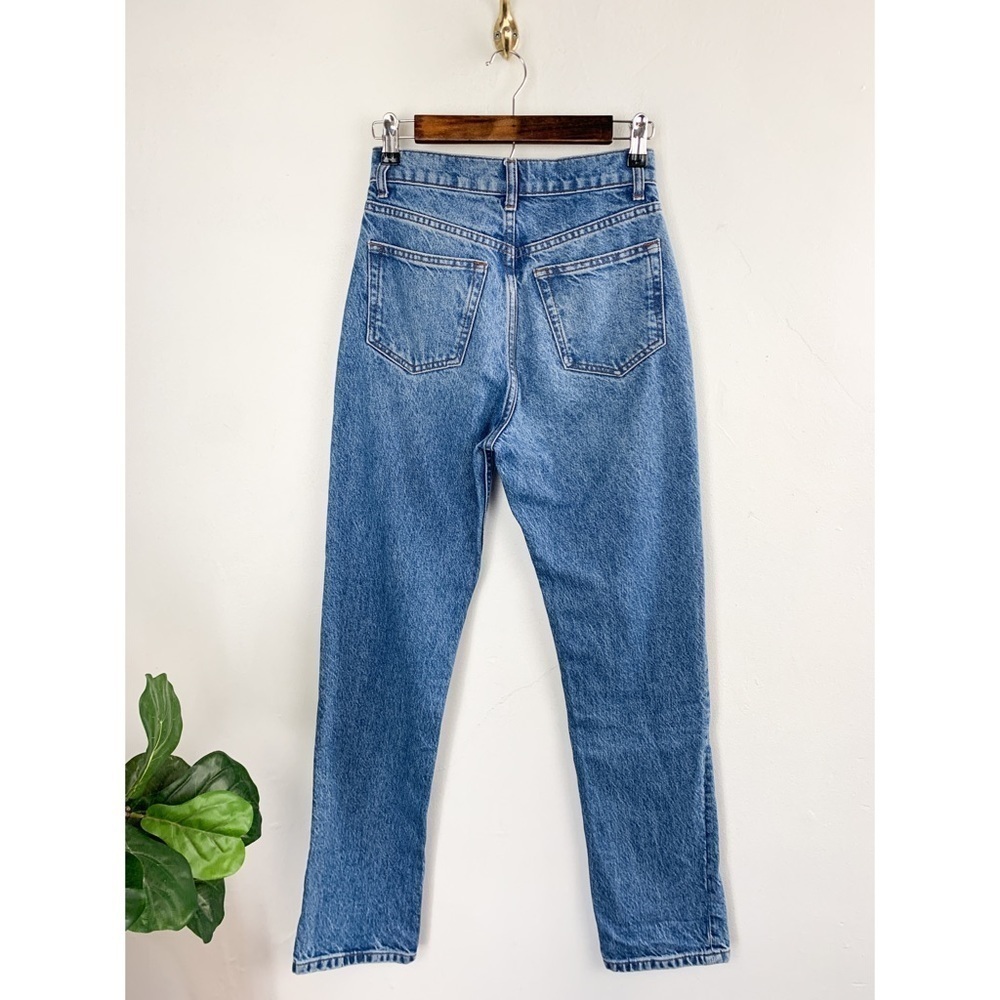 Reformation Floral Patchwork High Waist Button Fly Jeans Sz 23 - Picture 2 of 12